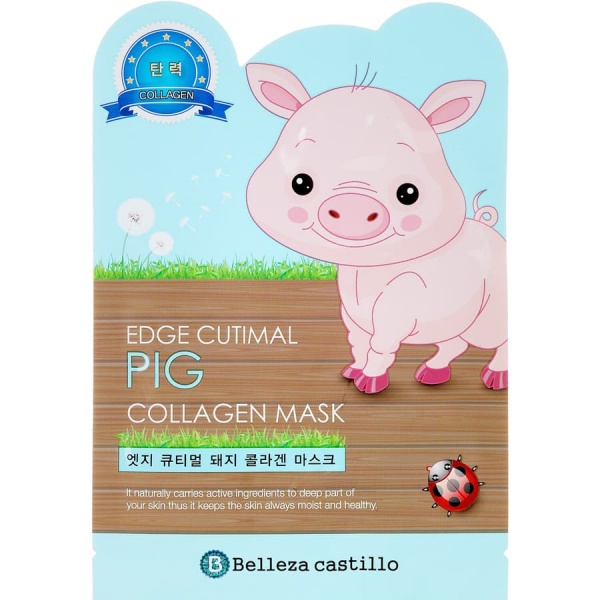 Mặt nạ collagen hình heo Edge cutimal pig mask